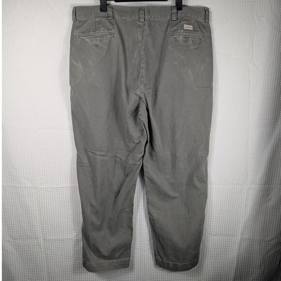 Polo Ralph Lauren 40x30 Philip Pants Men Gray Cotton Chino Classic Fit Mexico - Picture 2 of 5
